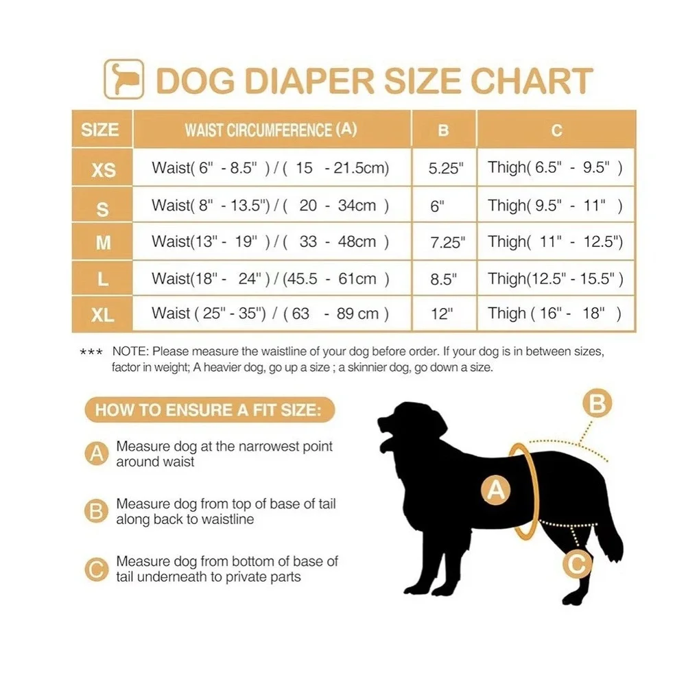 3 Pack Avont Washable Female Dog Diaper with Suspender, Reusable Medium NWT‎